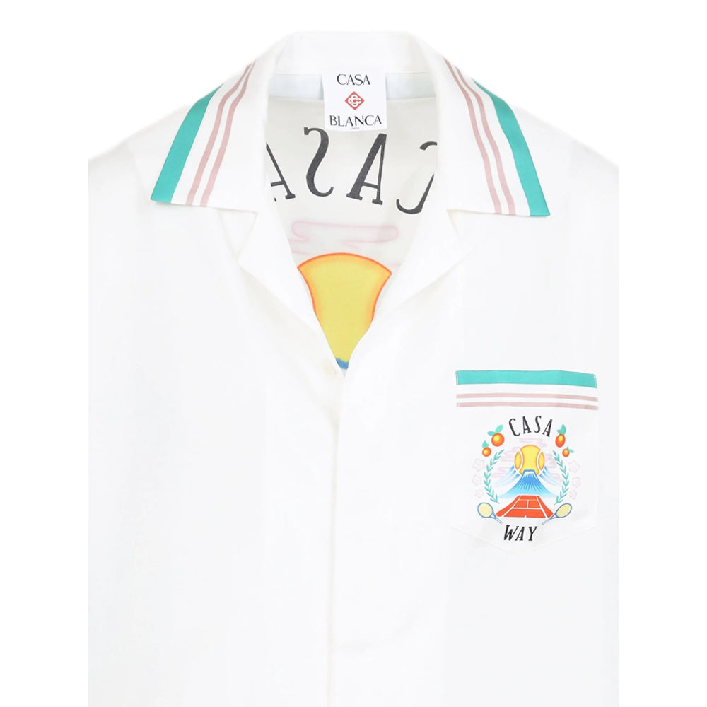 Casablanca Shirts - White | f6bf33017e506ce8863aa0b9918a8f4999dce75d