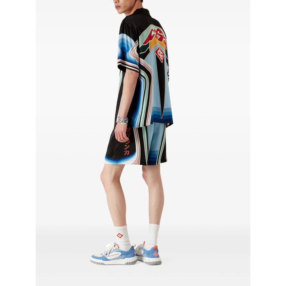 Casablanca Shorts - Black, Blue | 5af74c6c5808beb862b78895a9ee6aafbf962d4e