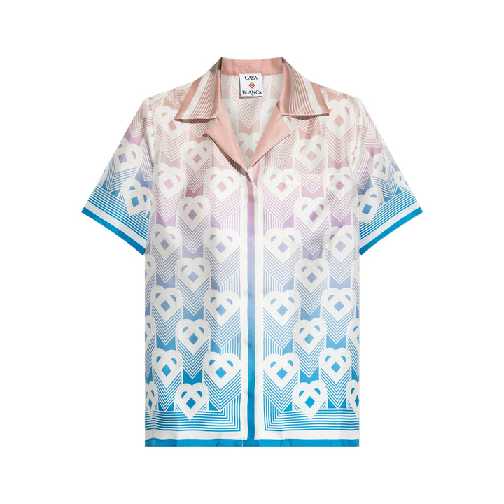 Casablanca Shirts - Blue, Pink | 737fba28ddcb2c50c16a11fdecee840b1ad5069d