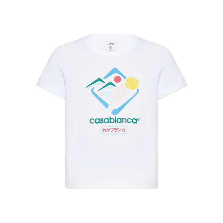 Casablanca T Shirts - White | 0aa23ed1dd41050d28064243aa2eb41ec34ad162