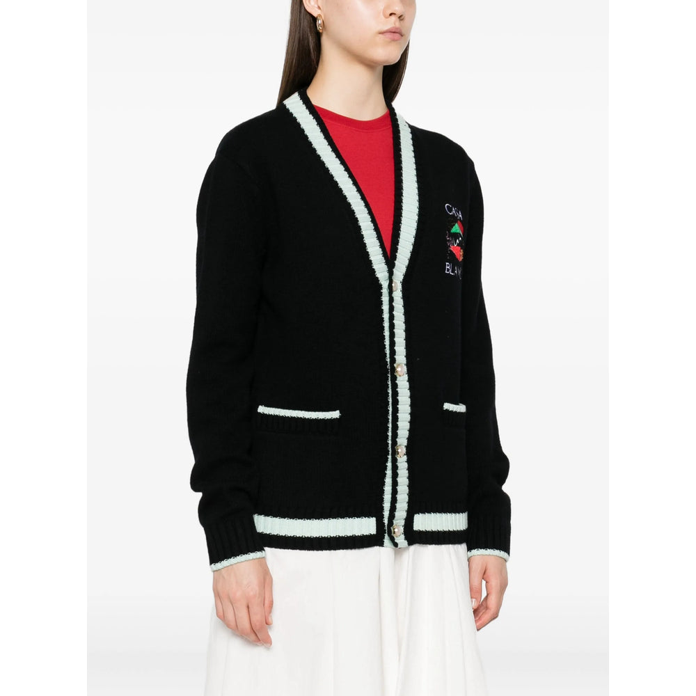 Casablanca Sweaters - Black | a958fdede4be605421bea54457b8b09c23f8f80b