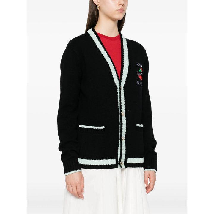 Casablanca Sweaters - Black | a958fdede4be605421bea54457b8b09c23f8f80b