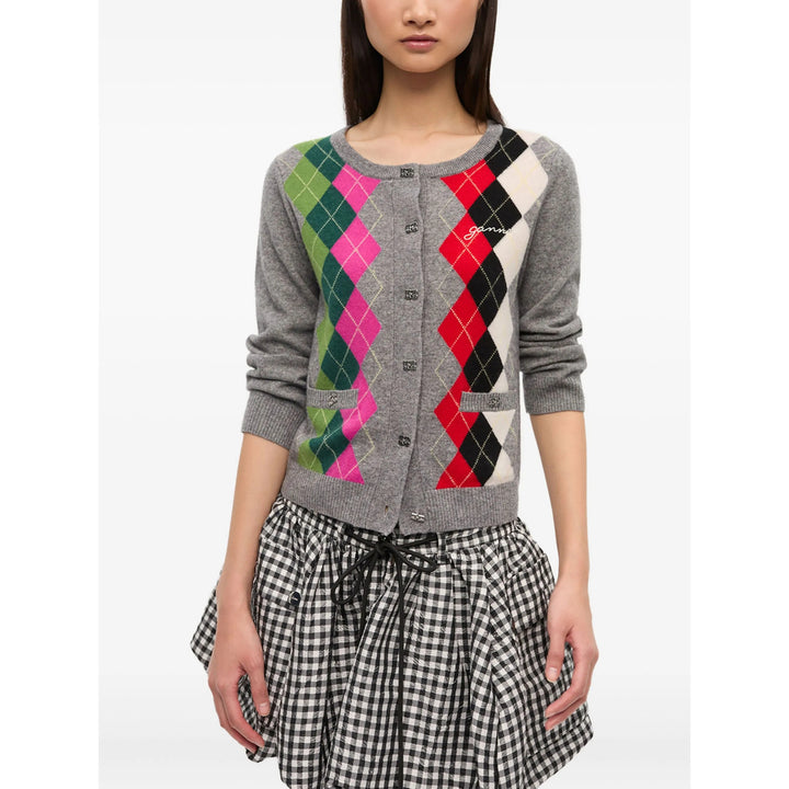 Ganni Sweaters - Gray | b3e2cb6edd3d83c1358a23ecf94086886ee75933