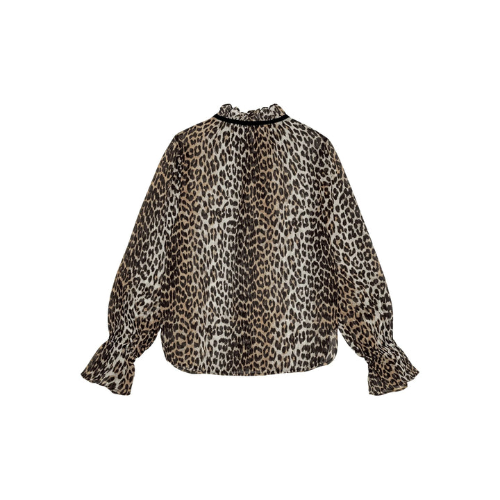 Ganni Shirts - Neutral, Brown | 53075f4b4dffc31e05249d3c2cc0594f51649983