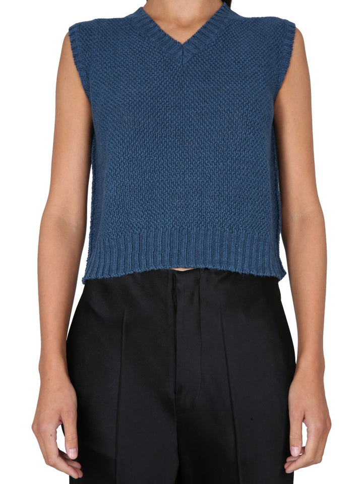 Maison Margiela Gilet - Blue | Wanan Luxury