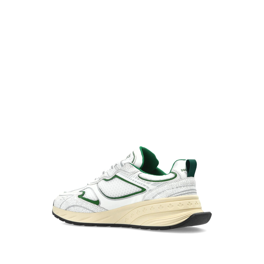 Dsquared2 Sneakers - White, Green | 7c069b40e08b3100fa63e75e965eefb28694ee6c