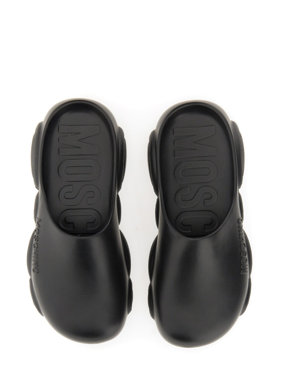 Moschino Sandals - Black | Wanan Luxury