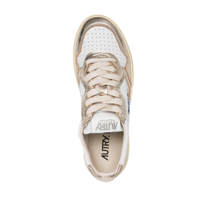 Autry Sneakers - White, Gold | 08fde43cb1fbbd174782ce896ffe13768f87e17b