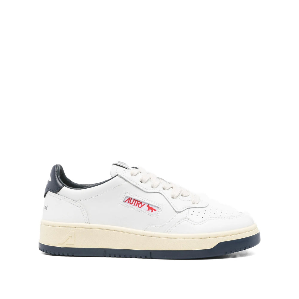 Maison Kitsune X Autry Sneakers - White, Blue | 196fdbce2c213eb149d550a91cd9029de2f0d2bc