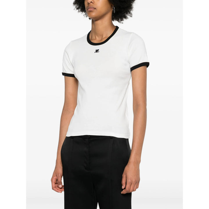 CourrèGes T Shirts - White, Black | c81bd037ead6b5b789279af7d2ef7d30b411378a
