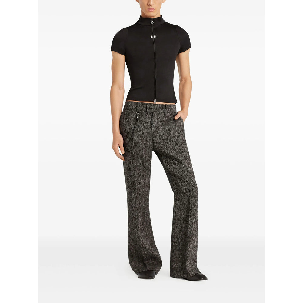 CourrèGes Tops - Black | 44d46907958c1cf98b09c28860decda02e74104b