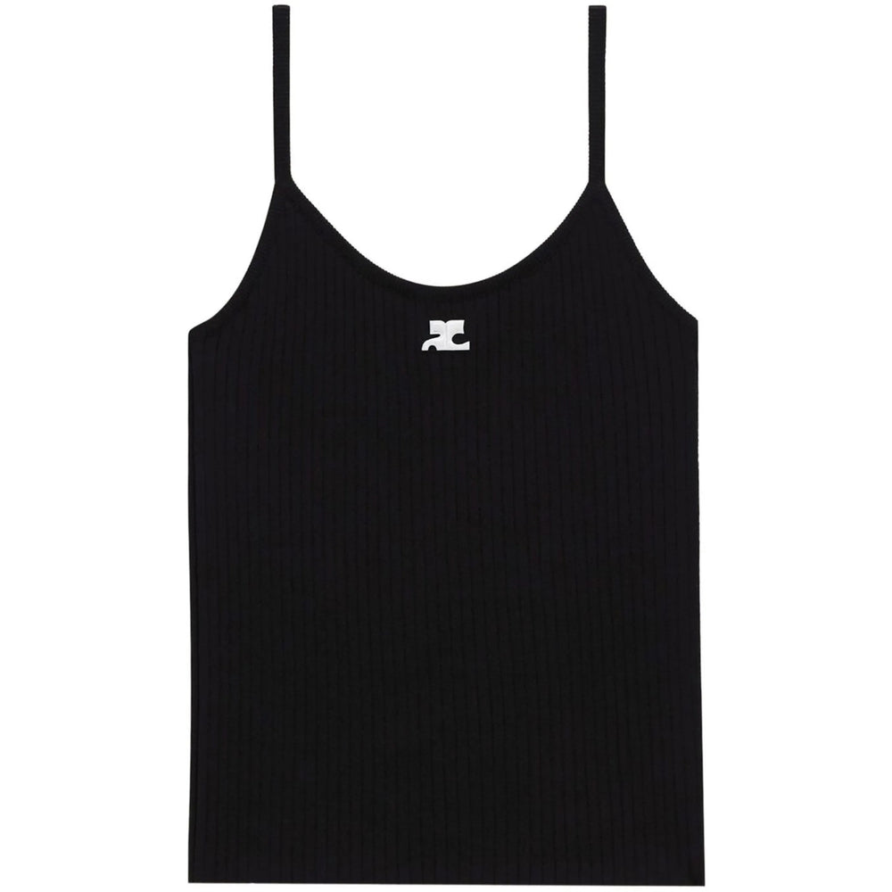 CourrèGes Tops - Black | 265992c09c92ee2e8dbfde1ab6ed6f4ce3431036