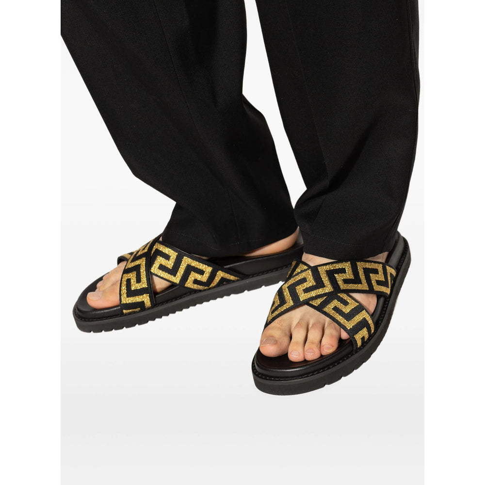 Versace Shoes - Black, Yellow | f0004d742423426dda2433384394194371056786