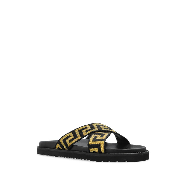 Versace Shoes - Black, Yellow | 1ad36f232653d8ee823dc740383363fcea882a77
