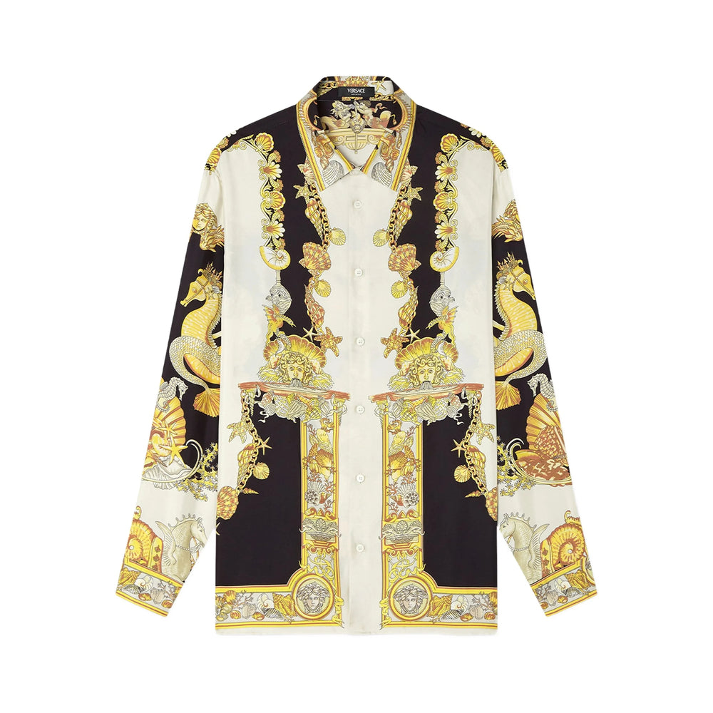 Versace Shirts - Gold, Neutral | cdb71644a1c3cdbd17e3bb27e0614c8599ebb210