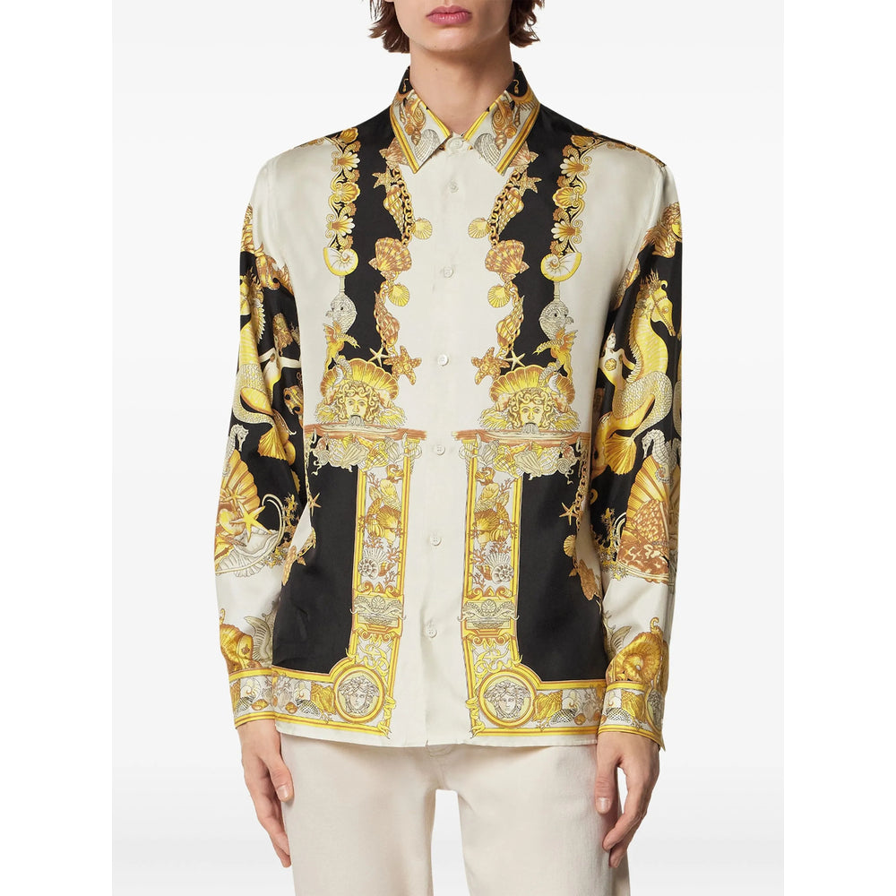 Versace Shirts - Gold, Neutral | 5adbd33d65be57dee24c3cd03a5151f2aa716e3c