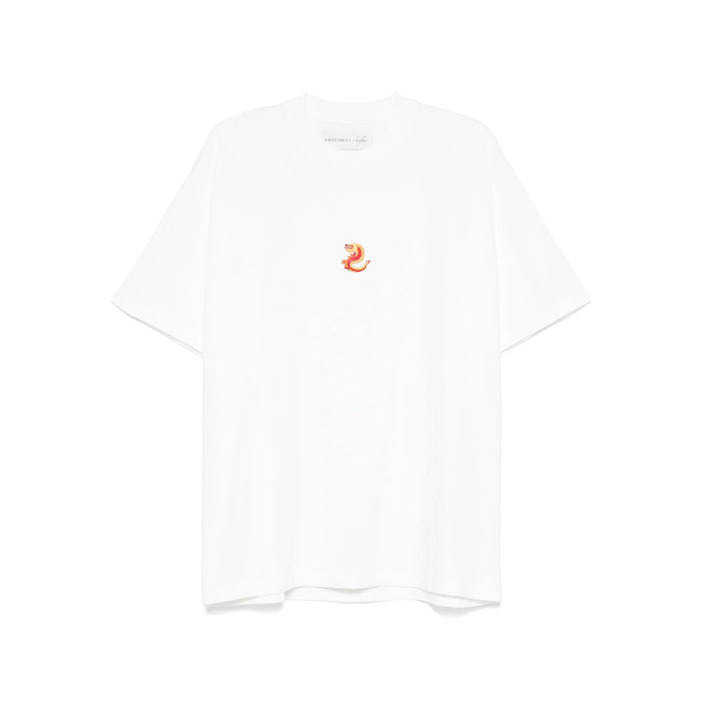 Alberto Bresci X Beefbar T Shirts - White | e07623c790d941c44e2708758f467543ac3ecfb0