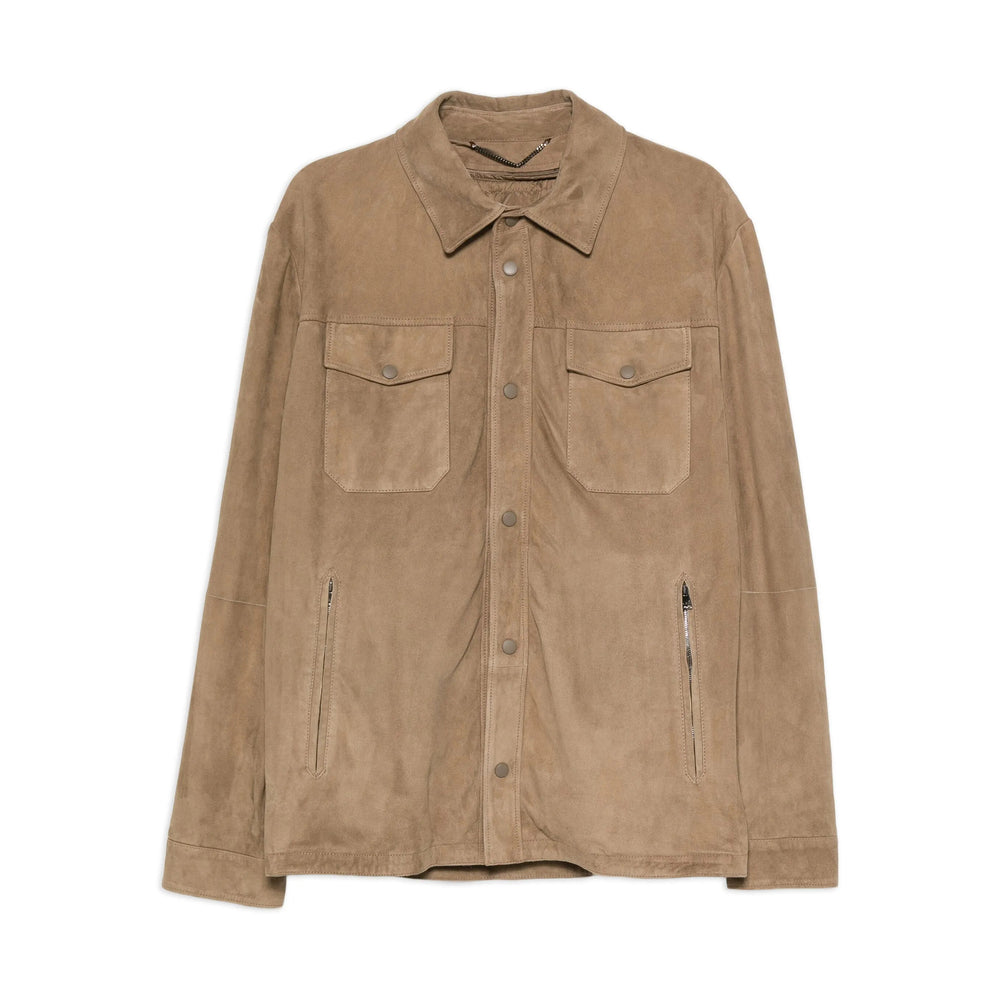 Canali Leather Shirts - Neutral | 5bb134aacc1f852ed0280f554e4b01a221c71852