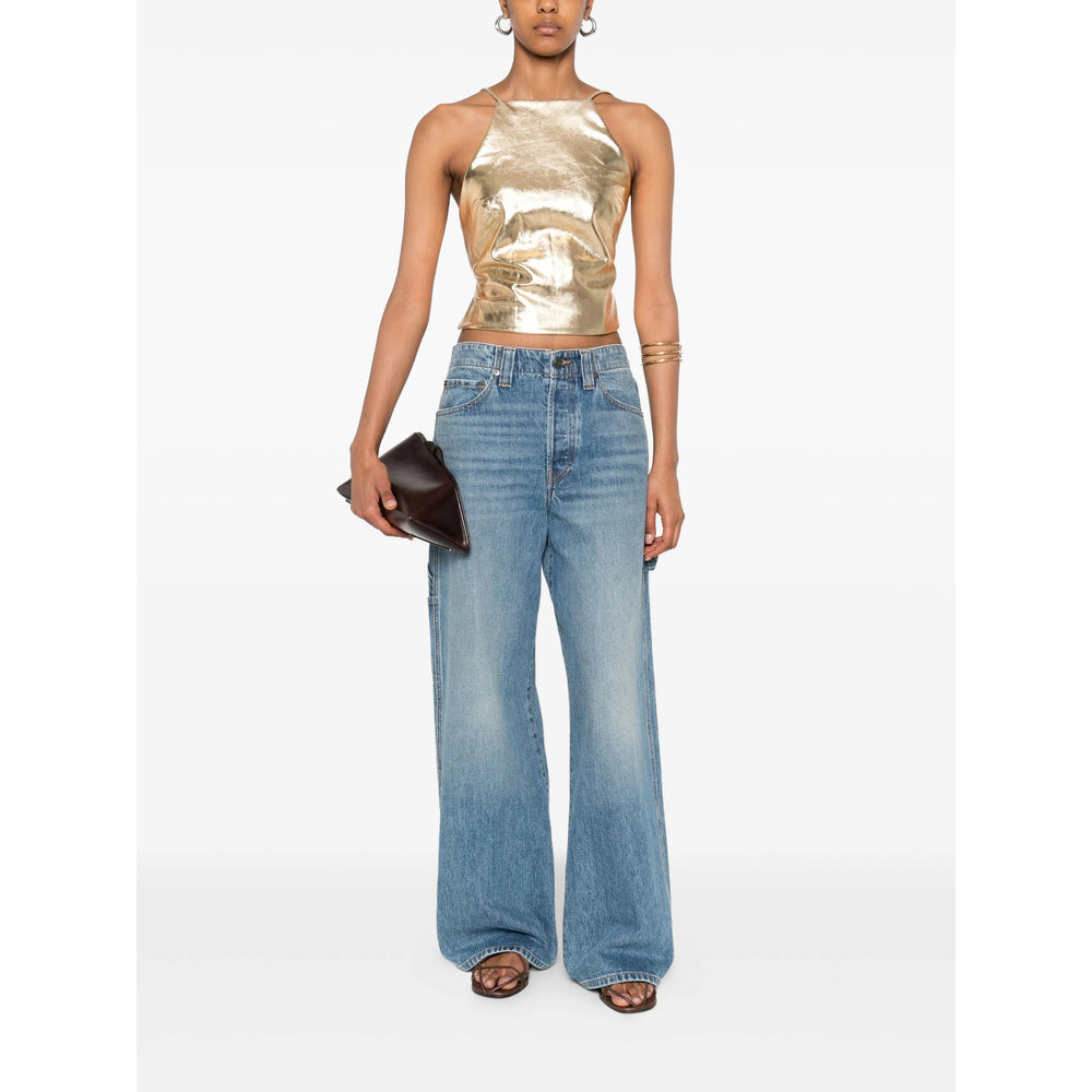 Cult Gaia Tops - Gold | 7a2940af85f357f1972e5e7d90118afe0defac00