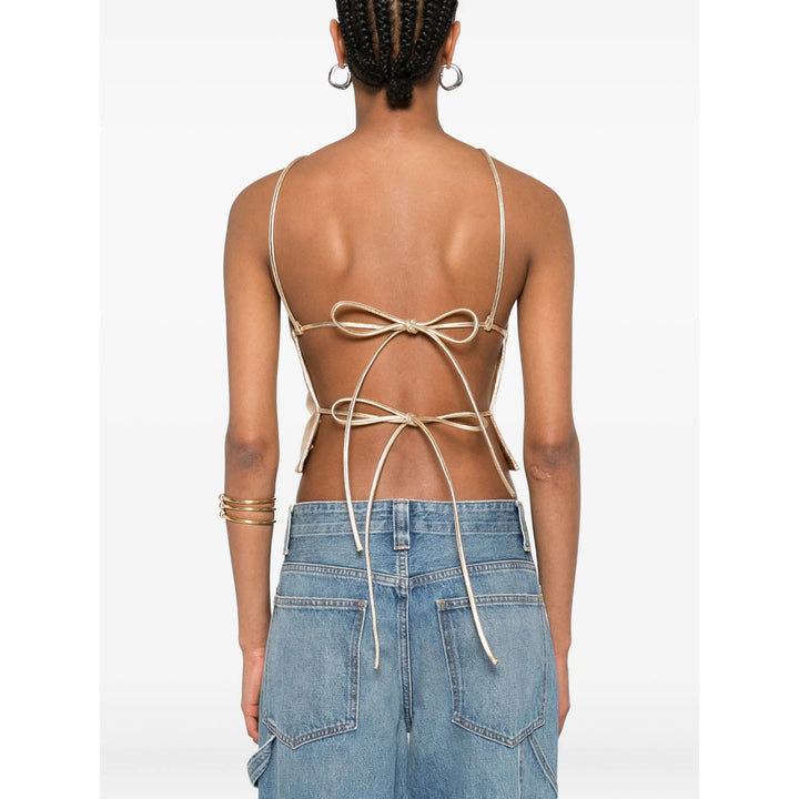 Cult Gaia Tops - Gold | 8d0d4506f8dbbf9ac84edf972abf79ef14ab119c