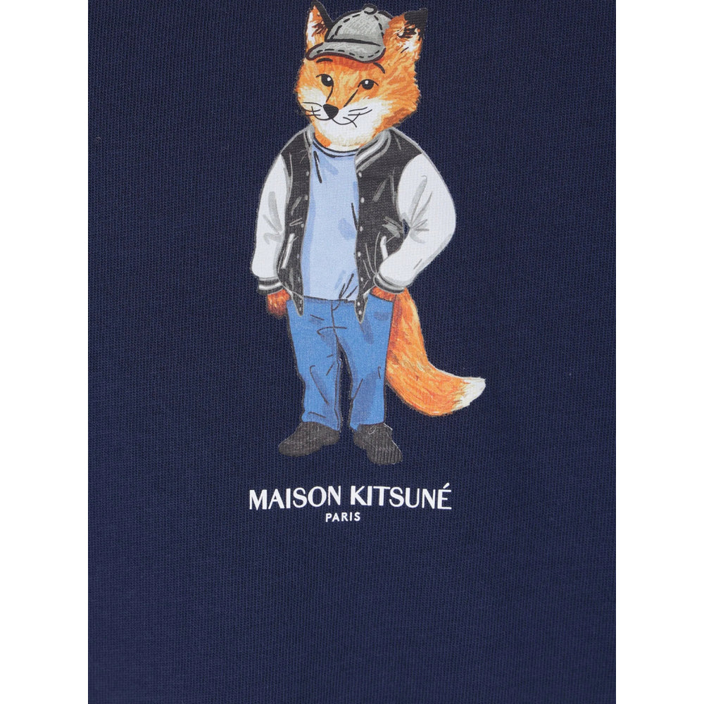 Maison Kitsuné T Shirts - Blue | 8ea60f5628a50f2a5eb7c0b6b450312de31fcc3d