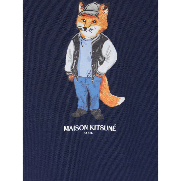 Maison Kitsuné T Shirts - Blue | 8ea60f5628a50f2a5eb7c0b6b450312de31fcc3d