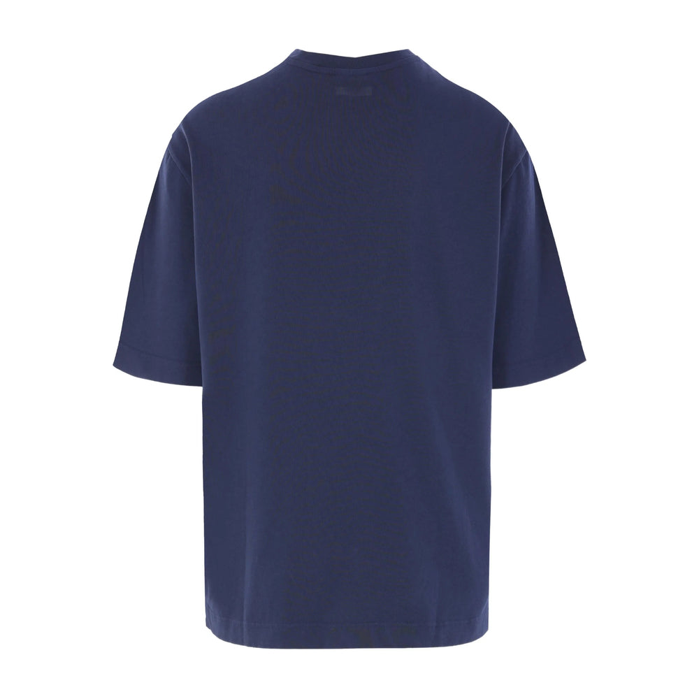 Maison Kitsuné T Shirts - Blue | 6346fcb232e714b0736b657ac9c54b7fe91534ee