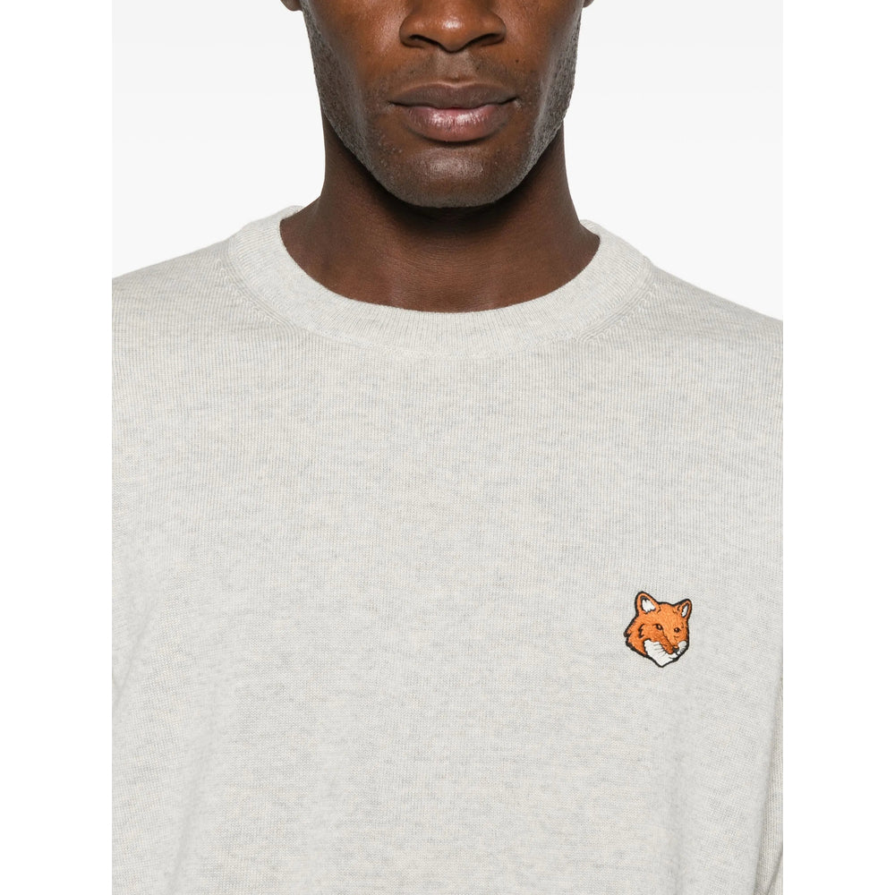 Maison Kitsuné Sweaters - Gray | 94ac3aebddc880b96b09c8b14e36e6dd5cc51a14
