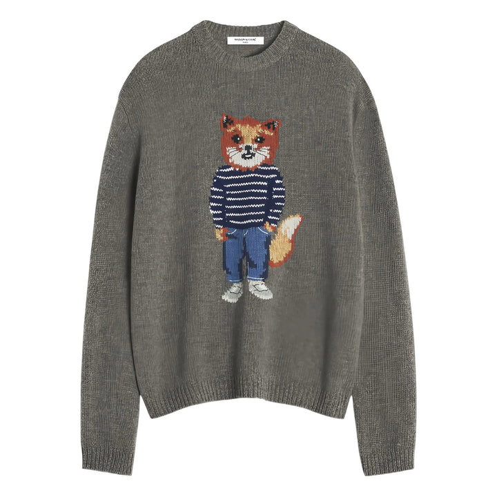 Maison Kitsuné Sweaters - Gray | 55d76848007b5684c0487fffd86e69243fa9a3c6
