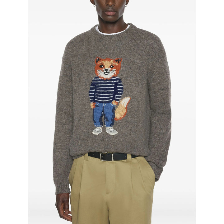 Maison Kitsuné Sweaters - Gray | 51b865d93c893bac00c29d1e16f0d0dd2b590429