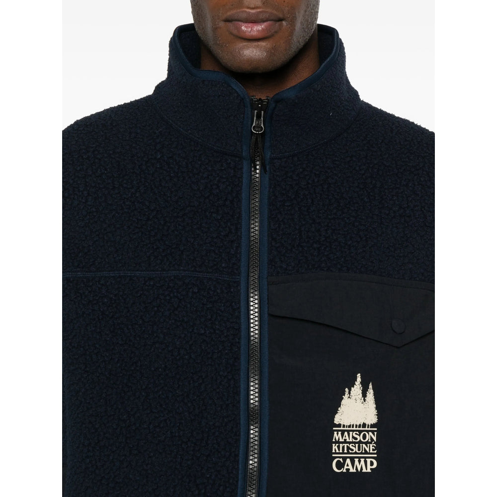 Maison Kitsuné Outwear Waistcoats - Blue | 149df74a9e12dce6408d41dab1ca989ee01b0b8b