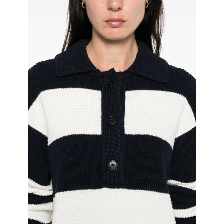 Closed Sweaters - Blue, White | a97946308db6fb5d08ccdc391fc831f87915224c
