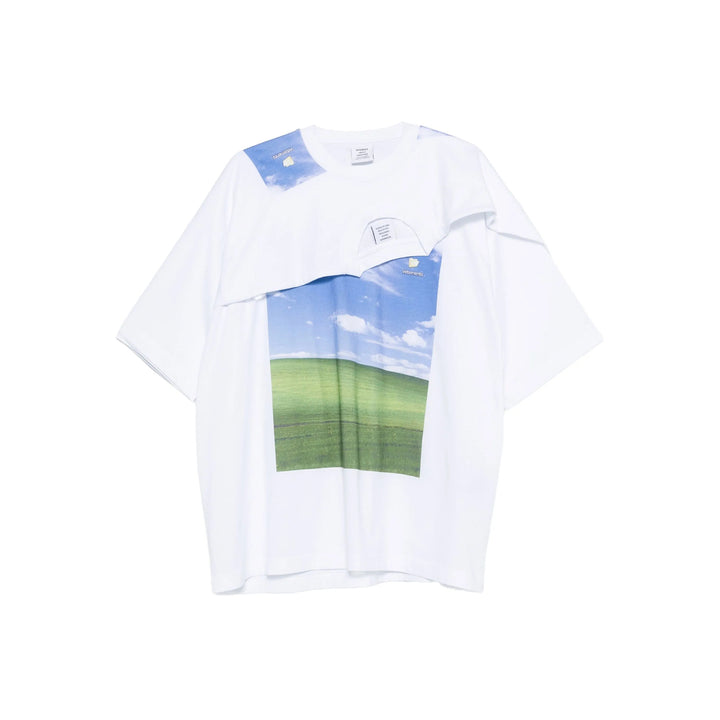 Vetements T Shirts - White, Blue | 3e1bdba65e7a824d3db09b9dd6d12f4aad7a5cc3
