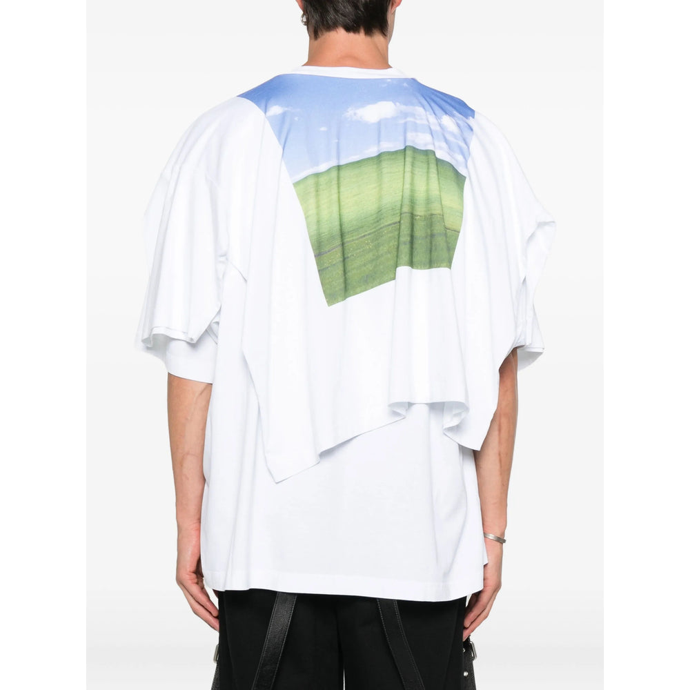 Vetements T Shirts - White, Blue | c5cd2fac86d04f1a13644d54ca44cba0e17efd2f