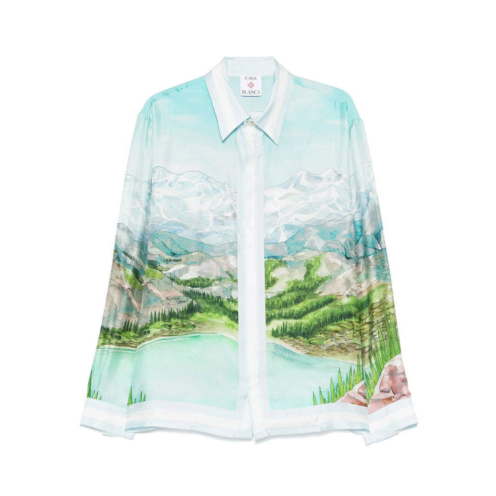 Casablanca Shirts - Blue | cc2dffe4b3edd4eb10f20f99055d4ea237823301