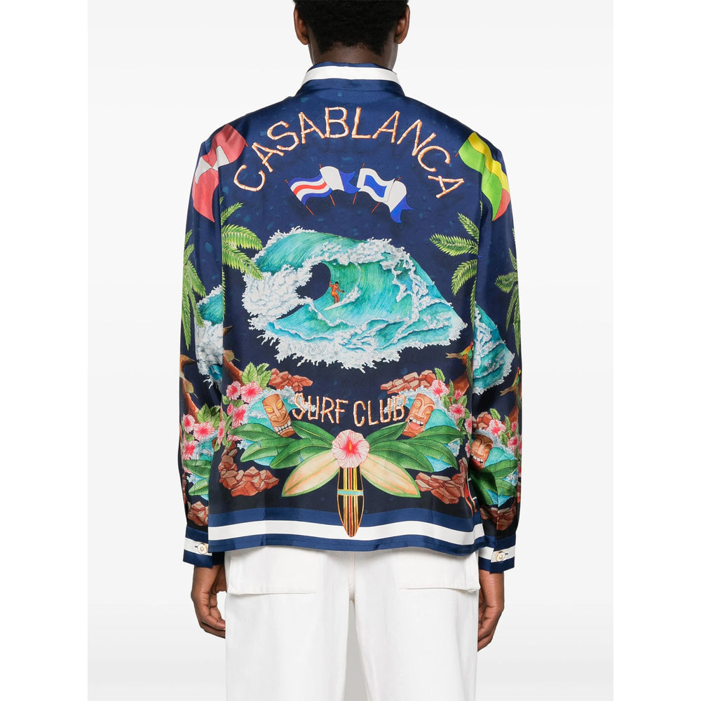 Casablanca Shirts - Blue | 2a0ca359dbac42b5052e69bba2d7789d77e7dcf3