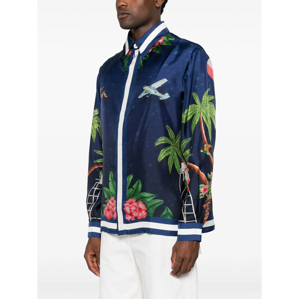 Casablanca Shirts - Blue | fa4891e149d7b72e6780e72e3e4a4e069852bd17