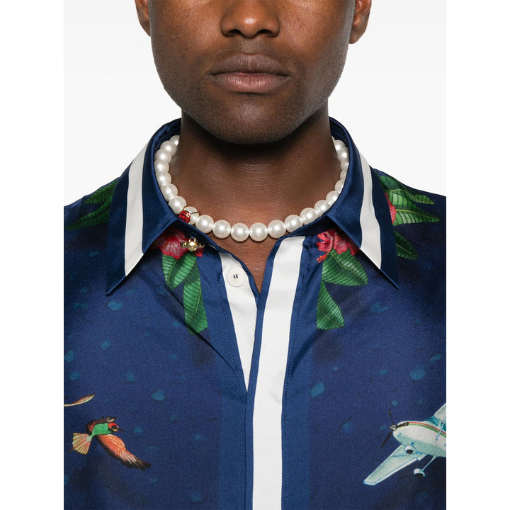 Casablanca Shirts - Blue | 64572601e273cfbdc2013c2a0c21f7c62298656b