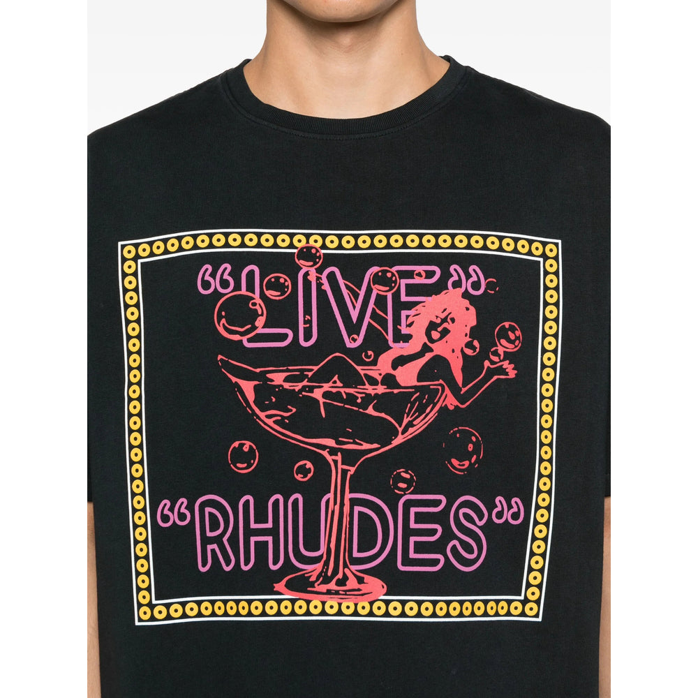 Rhude T Shirts - Black | bd738c56b8b28367e609629c929b720117557fa8