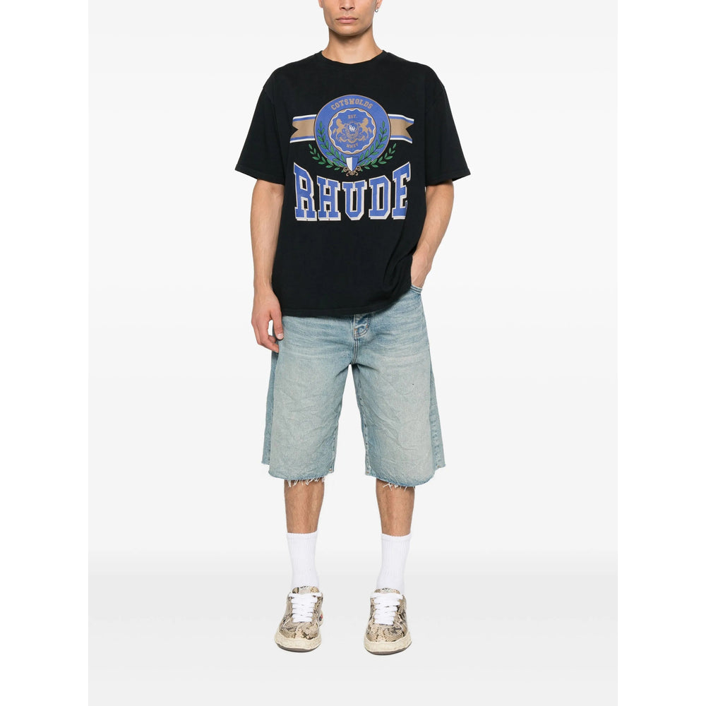 Rhude T Shirts - Black | 66890afd0e5311a3a0de858424d136cad69cd767