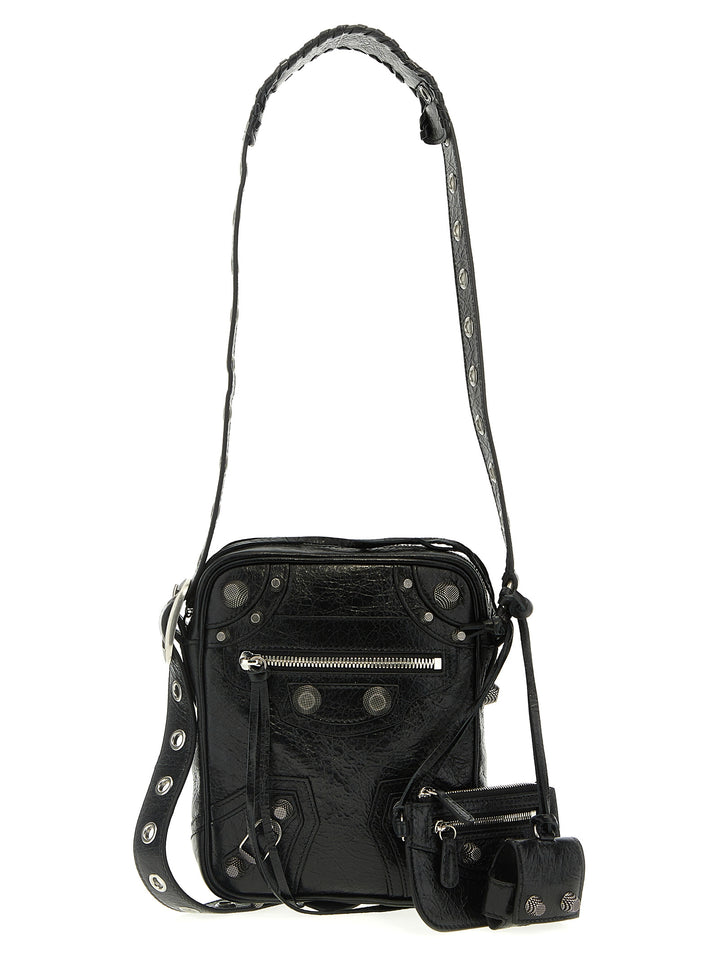 Le Cagole Men Crossbody Bags Black