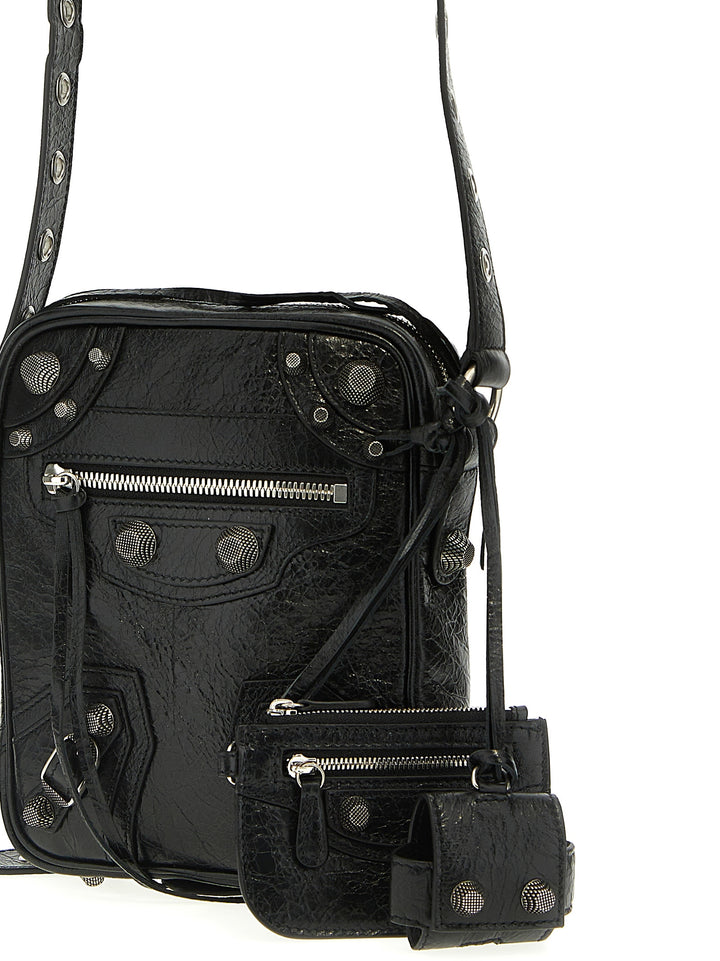 Le Cagole Men Crossbody Bags Black