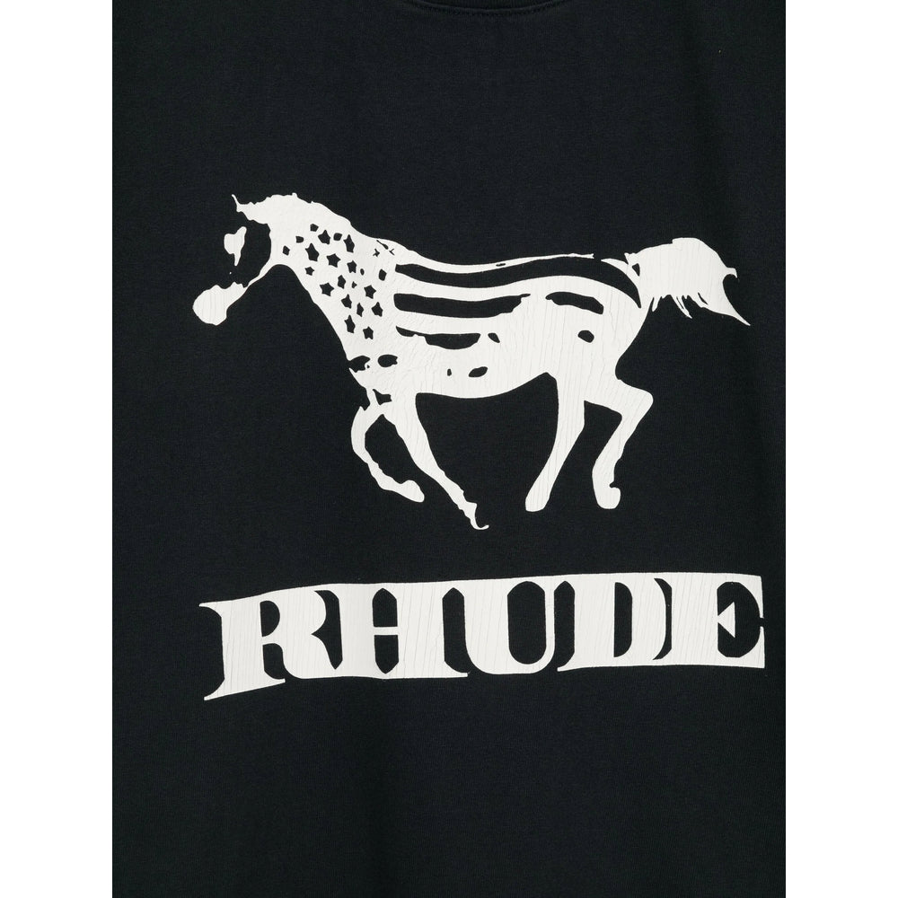 Rhude T Shirts - Black | c630f6dbefcd39f405790db3f52d1dd1d279257b