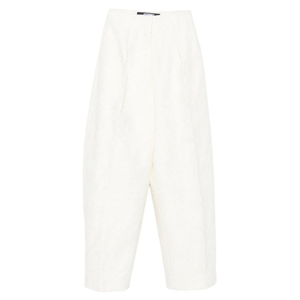 Jacquemus Pants - White, Neutral | 27b1dcdf4e2dd58887c577becd2cea9204449d7e