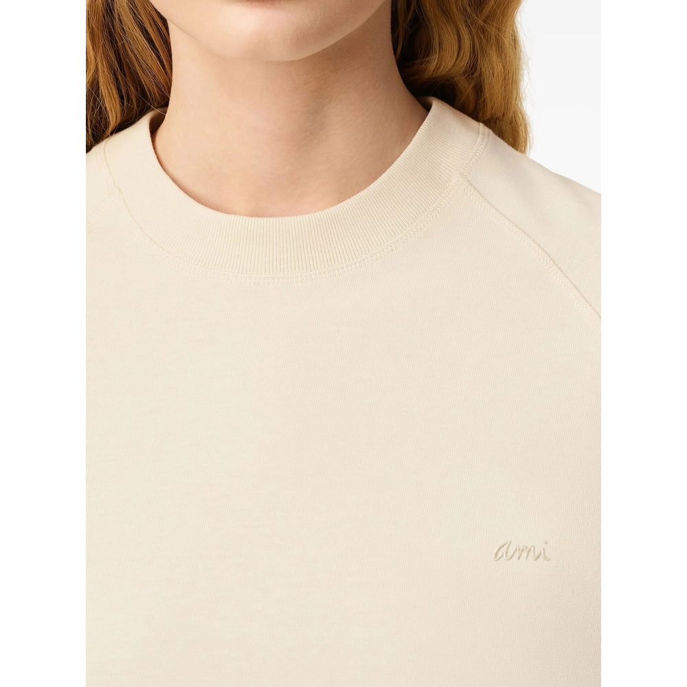 Ami Paris T Shirts - Neutral | 1fed44b030b77c6c782327dc7510316a4773f0b8