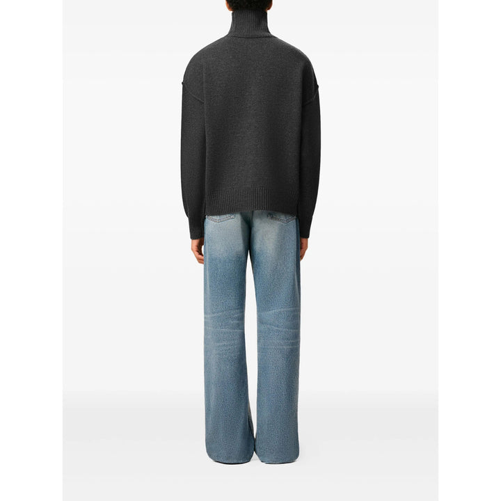 Ami Paris Sweaters - Gray | c869525565e24d42b2f8c8763ae7de4c83f00b43