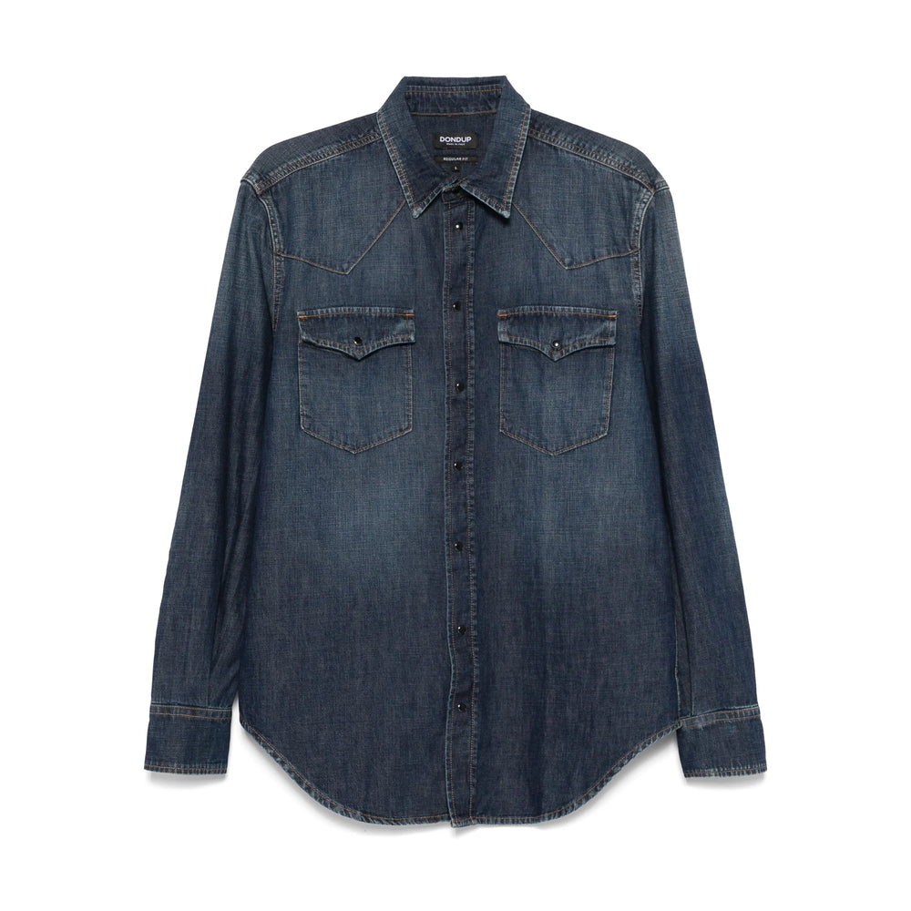 Dondup Shirts - Blue | 4853bb6c6c4e9afc5cc3a57e3933b8da932a4547