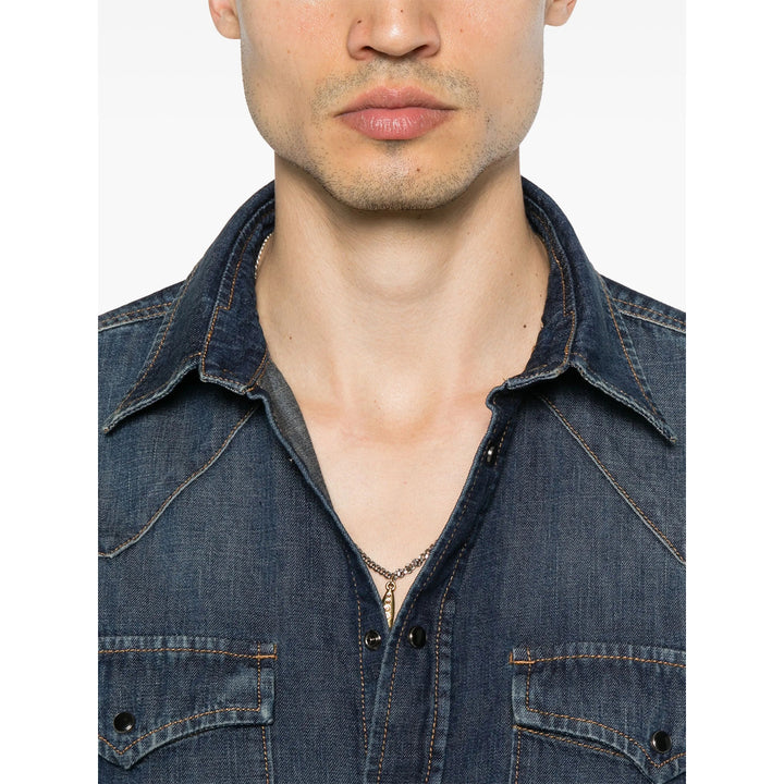 Dondup Shirts - Blue | db9abca42324d777088a97ec795c7e74fdc35beb