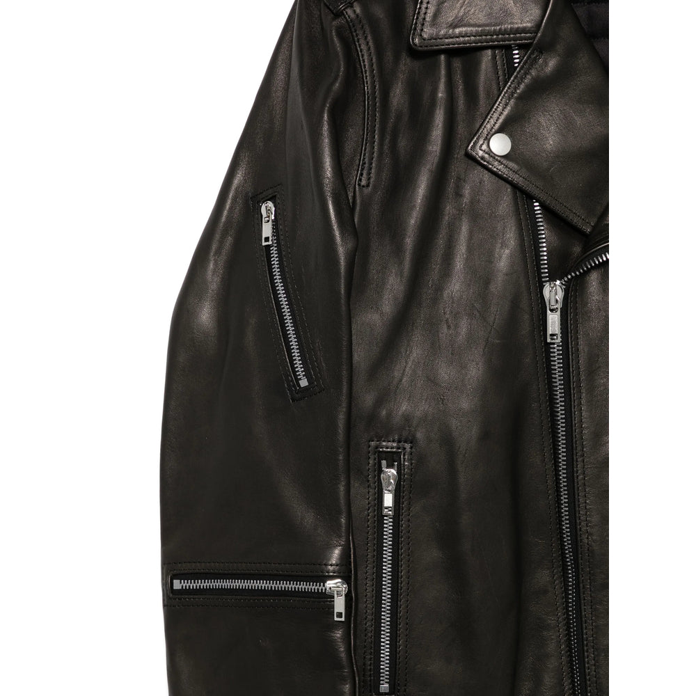 Rick Owens Leather Outerwears - Black | 5166b2f2b9bc601e48472cfdc21537cf98f1e398
