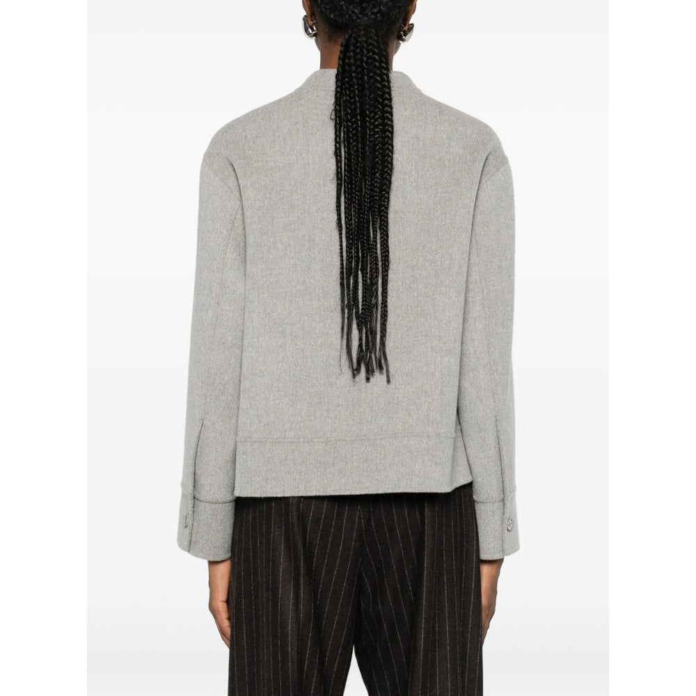 S Max Mara Outerwears - Gray | 1ec3e982174a9620a1340696c28db42057305ca2